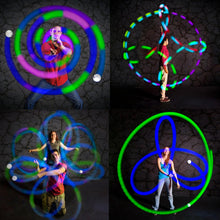 Load image into Gallery viewer, Spinballs LED Rechargeable Poi Set Glow.0
